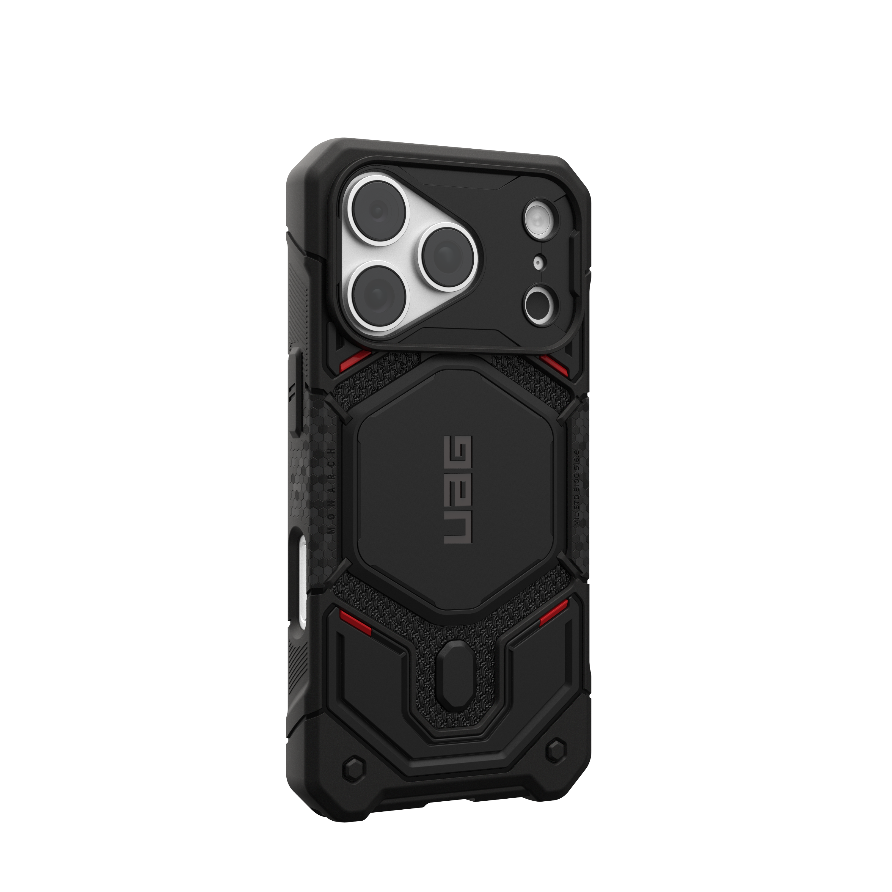 UAG Monarch Pro Case for iPhone 18 Pro & 17 Pro 6.3 - Kevlar Black