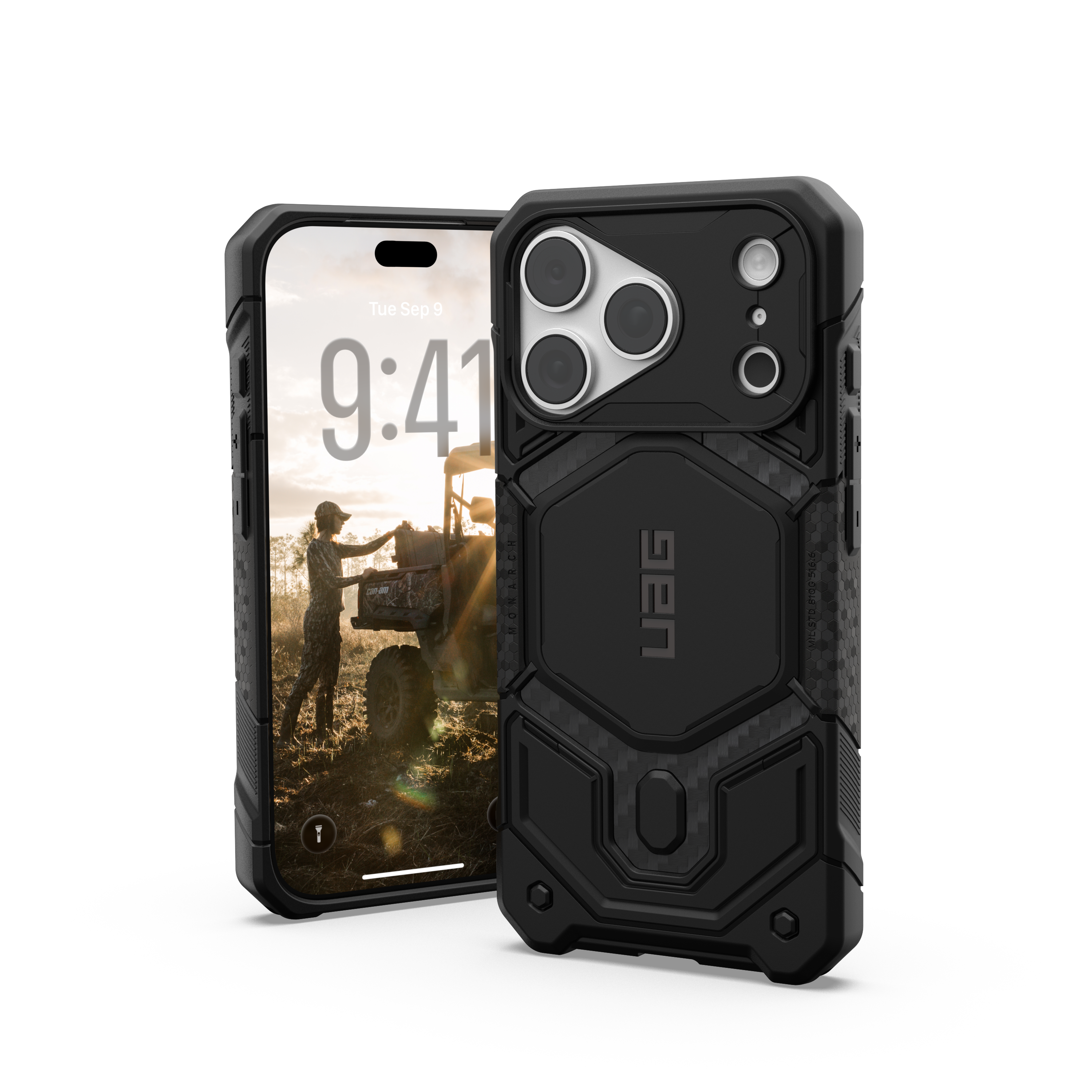 UAG Monarch Pro Case for iPhone 18 Pro 6.3 - Carbon Fiber