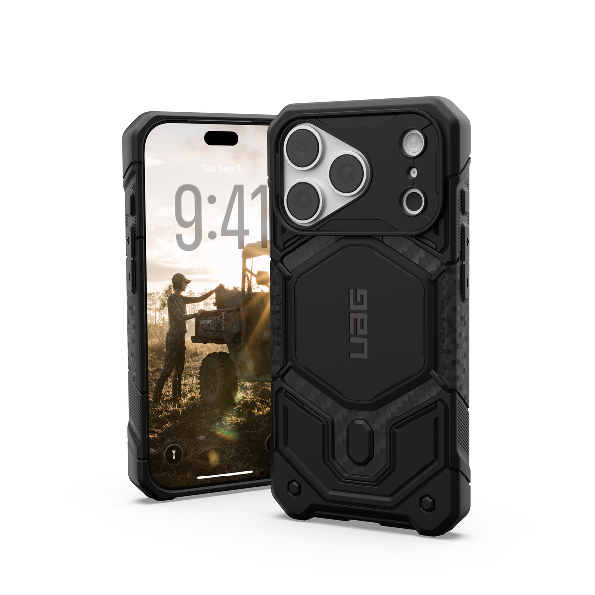 UAG Monarch Pro Case for iPhone 18 Pro 6.3 - Carbon Fiber