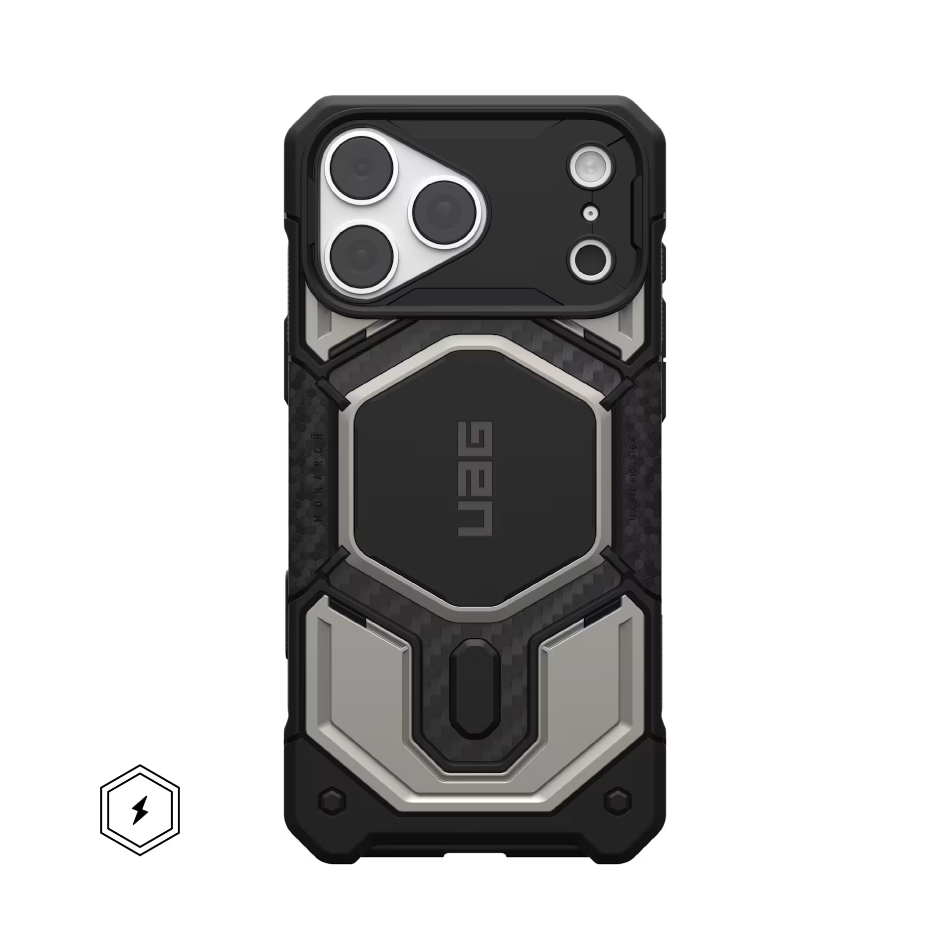 Monarch Pro Case for iPhone 18 Pro Max 6.9 in Titanium - UAG
