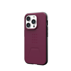 UAG Civilian MagSafe Rugged Slim Case iPhone 15 Pro 6.1 Bordeaux
