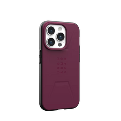 UAG Civilian MagSafe Rugged Slim Case iPhone 15 Pro 6.1 Bordeaux