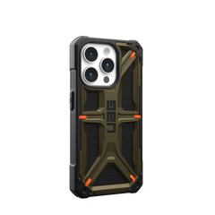 UAG Monarch Rugged Tough Case iPhone 15 Pro 6.1 Kevlar Green