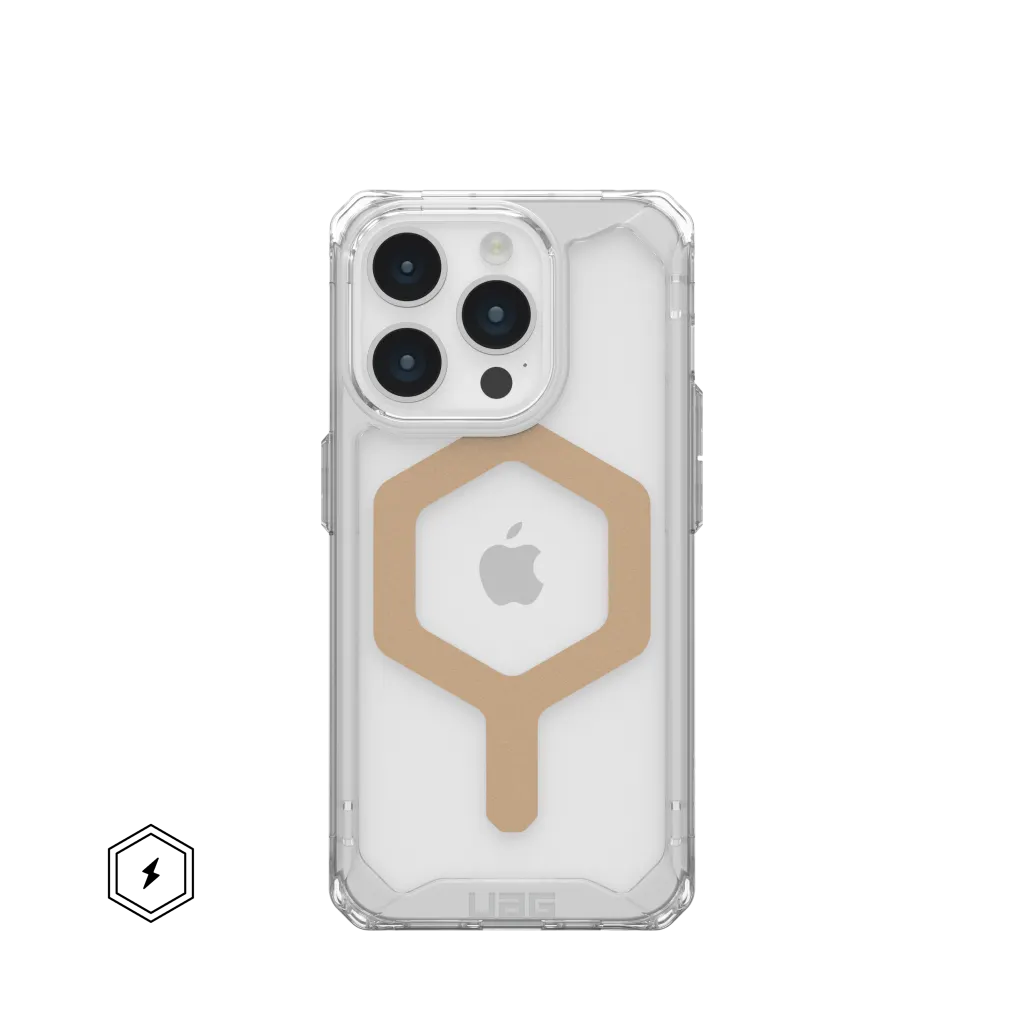 UAG Plyo Clear & MagSafe Case iPhone 15 Pro 6.1 Ice Gold