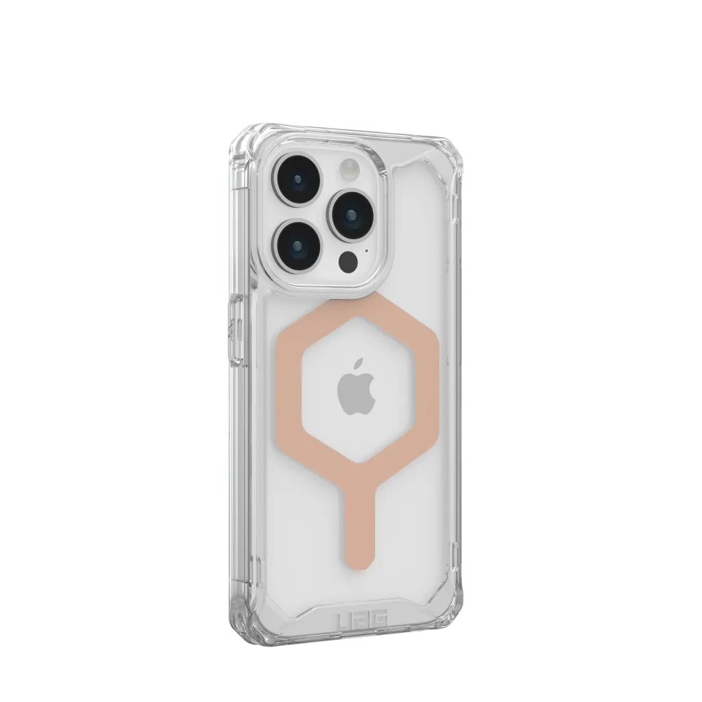 UAG Plyo Clear & MagSafe Case iPhone 15 Pro 6.1 Ice Rose Gold