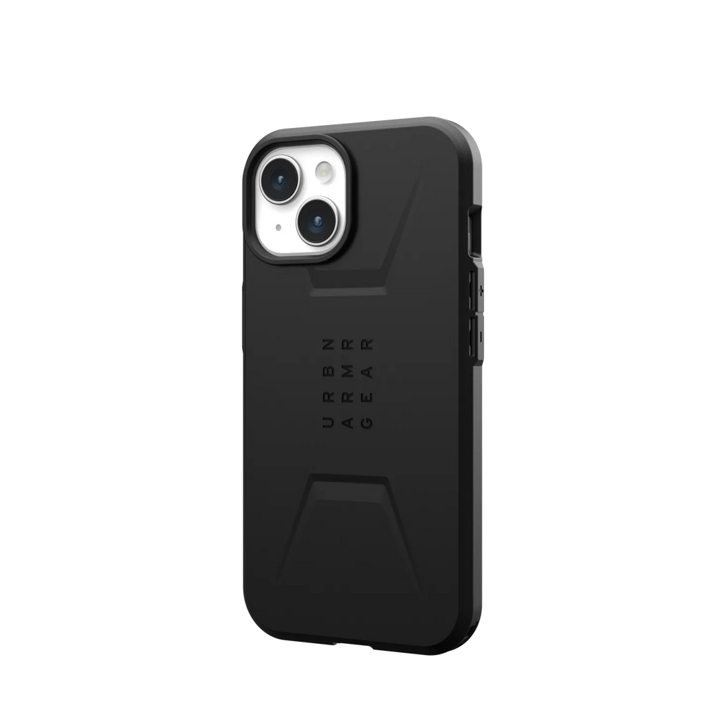 UAG Civilian MagSafe Rugged Slim Case iPhone 15 Standard 6.1 Black