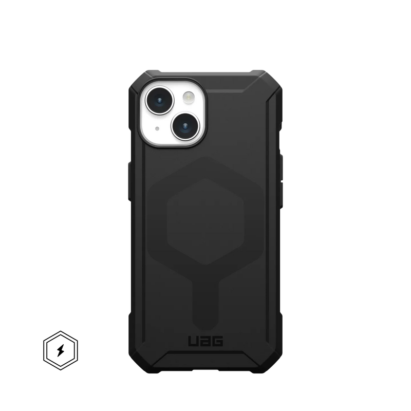 UAG Essential Armour Slim Case & MagSafe iPhone 17e / 16e / 15 / 14 / 13 Standard 6.1 - Black
