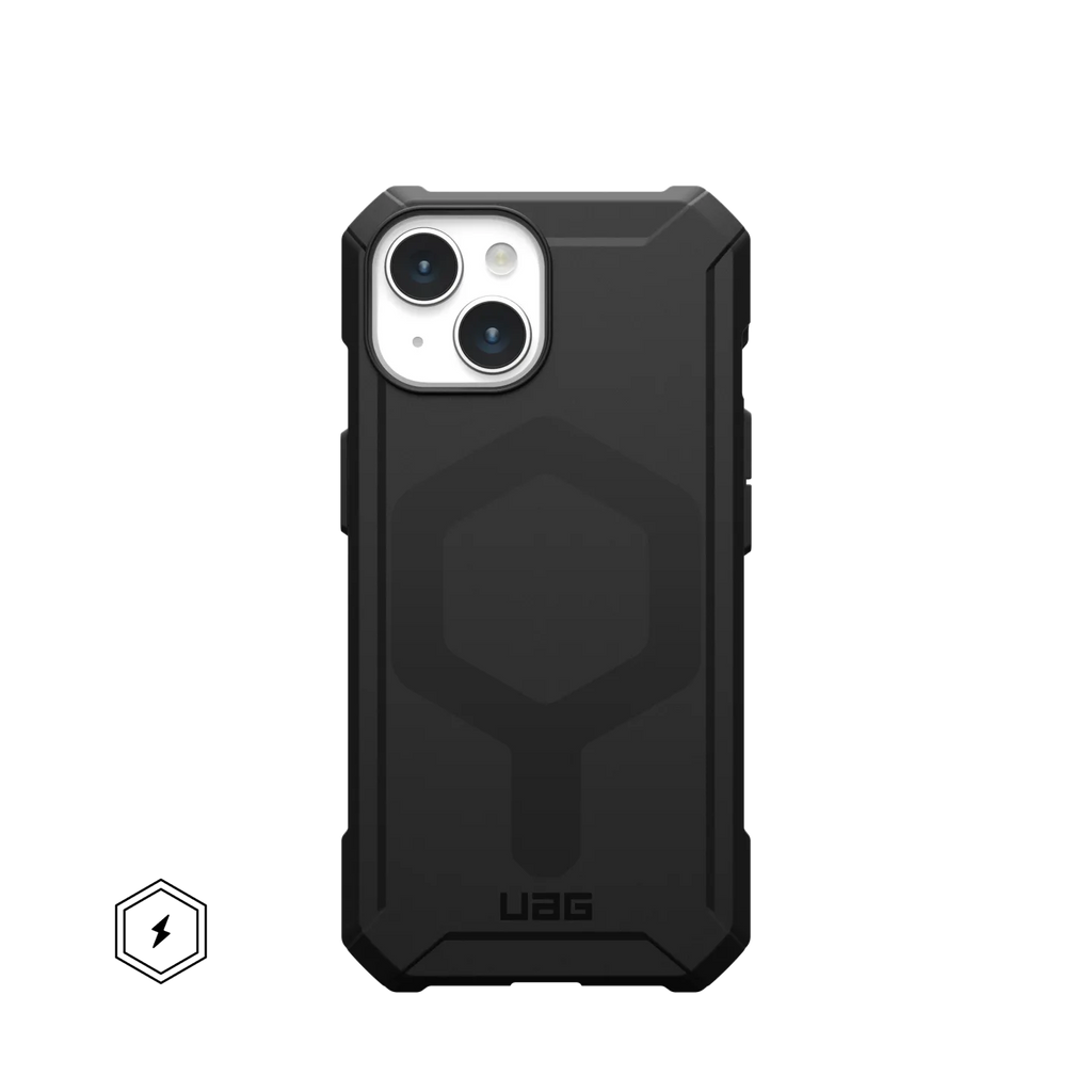 UAG Essential MagSafe Armour Slim Case iPhone 15 Plus 6.7 Black