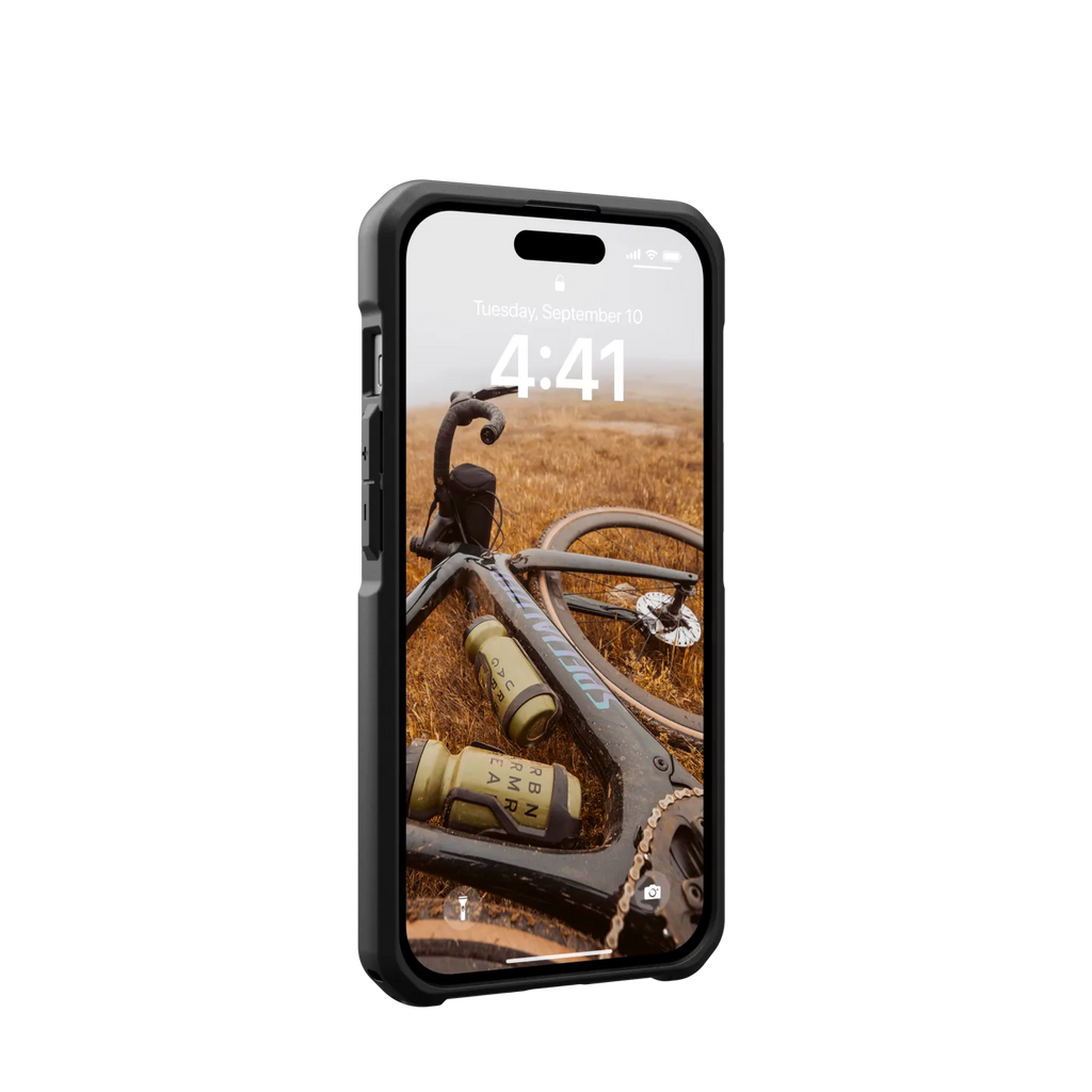 UAG Metropolis LT Rugged Slim Case iPhone 15 Standard 6.1 Kevlar Black