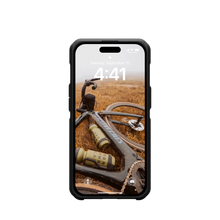 Load image into Gallery viewer, UAG Metropolis LT Rugged Slim Case iPhone 15 Standard 6.1 Kevlar Black