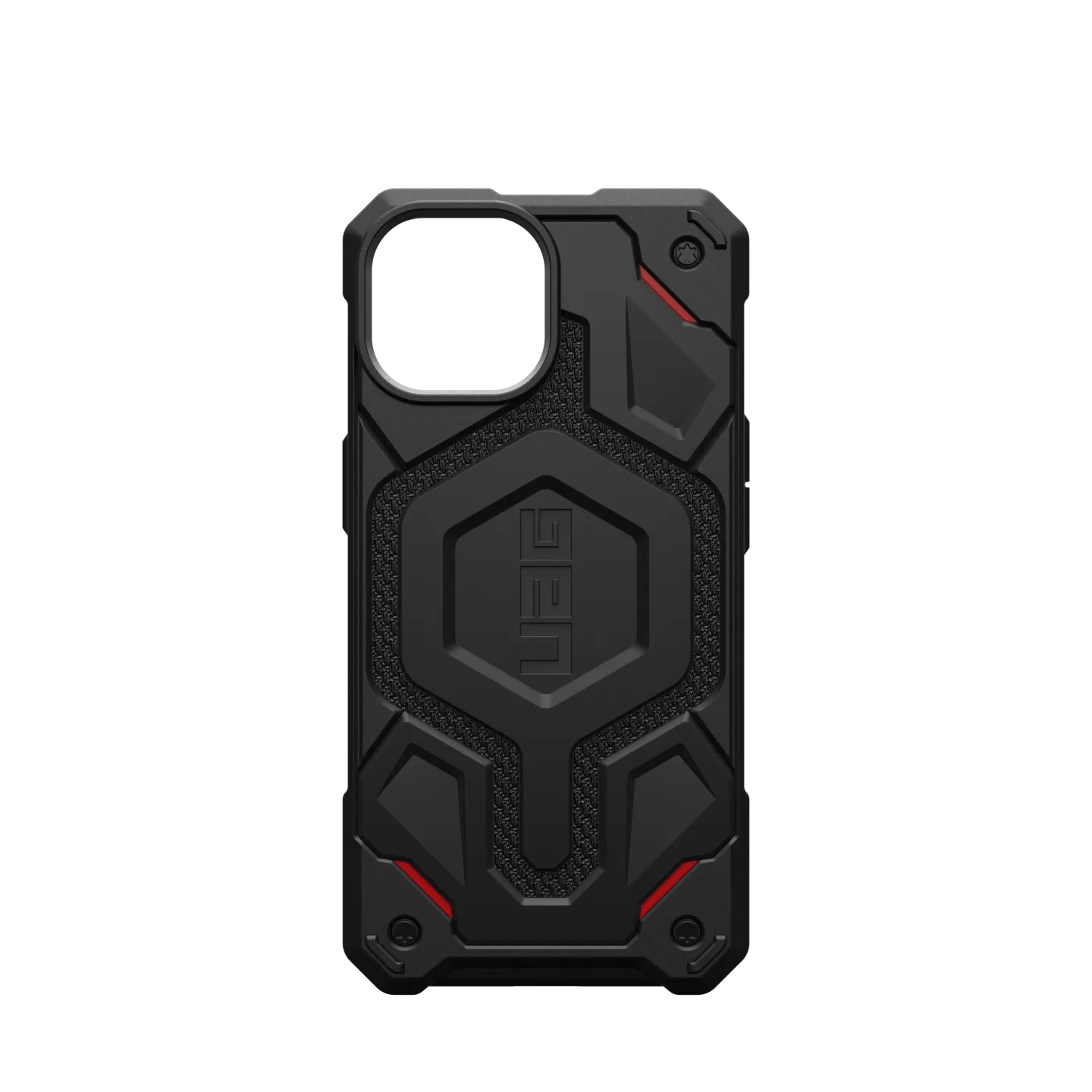 UAG Monarch Pro Rugged MagSafe Case iPhone 16e / 15 / 14 / 13 Standard 6.1 - Kevlar Black
