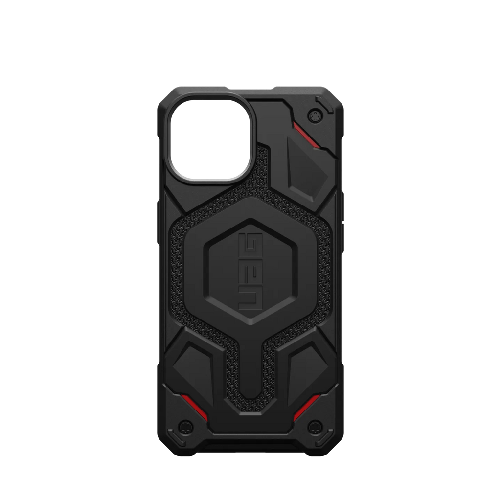 UAG Monarch Pro Rugged MagSafe Case iPhone 15 Standard 6.1 Kevlar Black