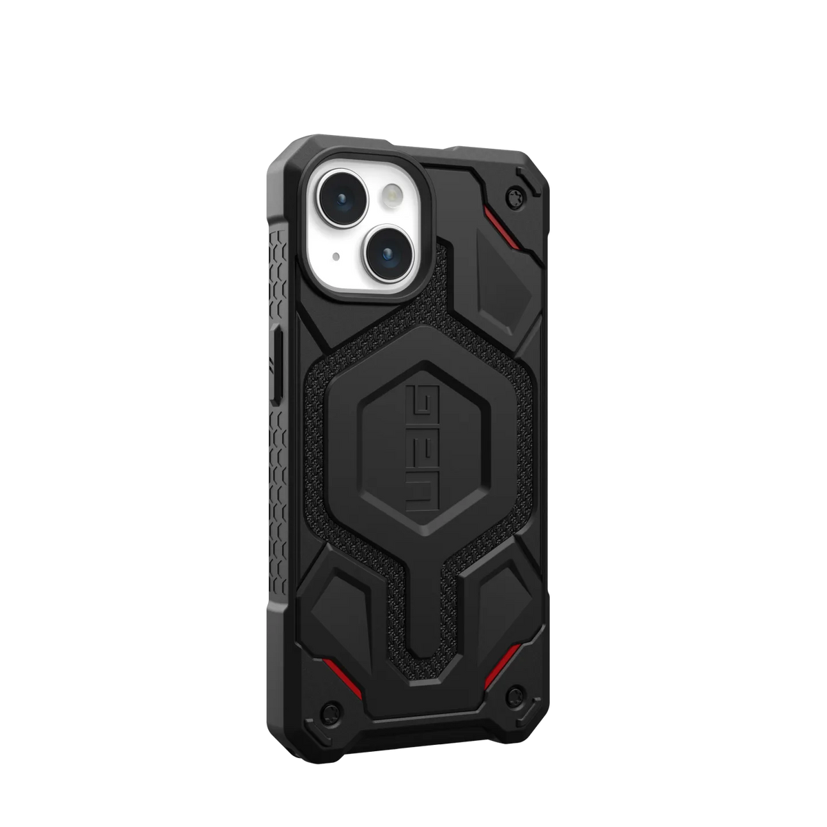 UAG Monarch Pro Rugged MagSafe Case iPhone 16e / 15 / 14 / 13 Standard 6.1 - Kevlar Black