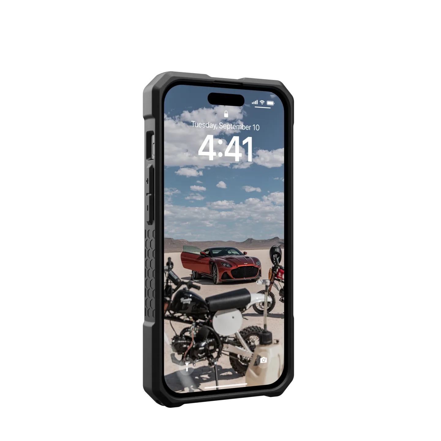 UAG Monarch Pro Rugged MagSafe Case iPhone 16e / 15 / 14 / 13 Standard 6.1 - Kevlar Black