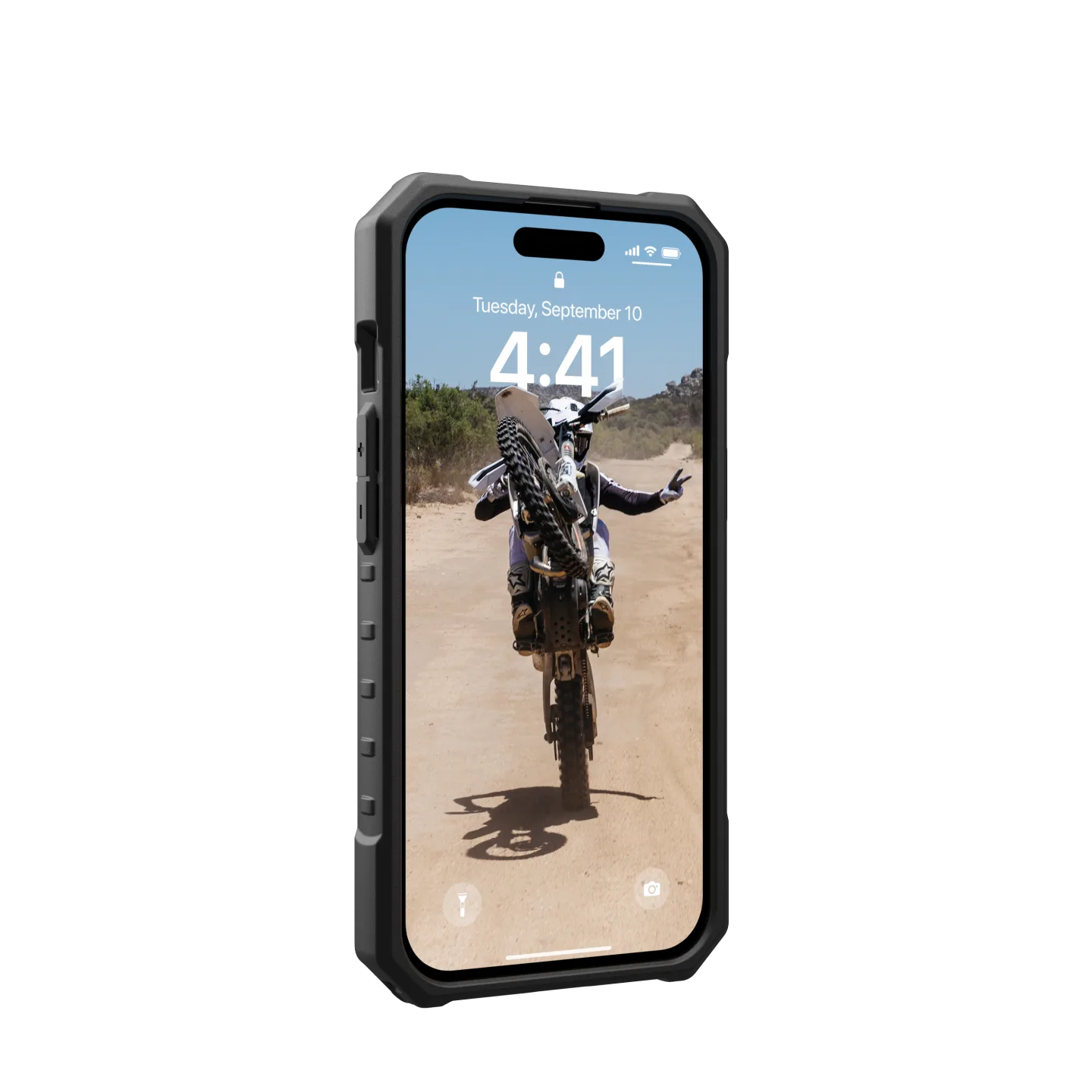 UAG Pathfinder MagSafe Case iPhone 15 Standard 6.1 Ash