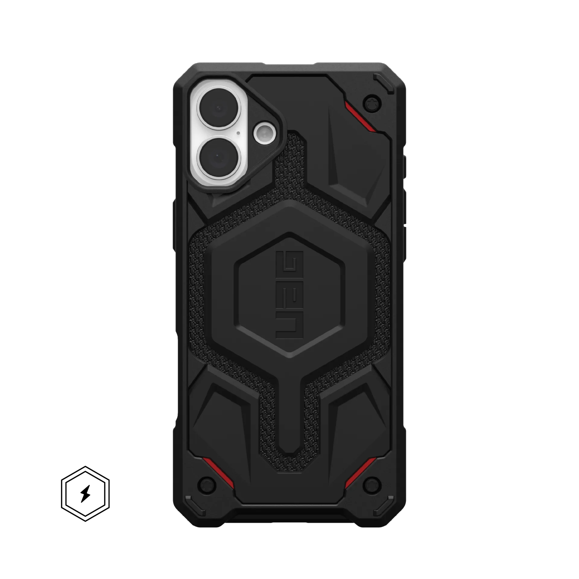 UAG Monarch Pro iPhone 16 Plus 6.7 Case & MagSafe - Kevlar Black