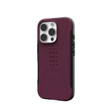 UAG Civilian Rugged Slim iPhone 16 Pro 6.3 Case & MagSafe - Bordeaux