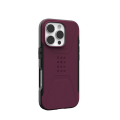 UAG Civilian Rugged Slim iPhone 16 Pro 6.3 Case & MagSafe - Bordeaux