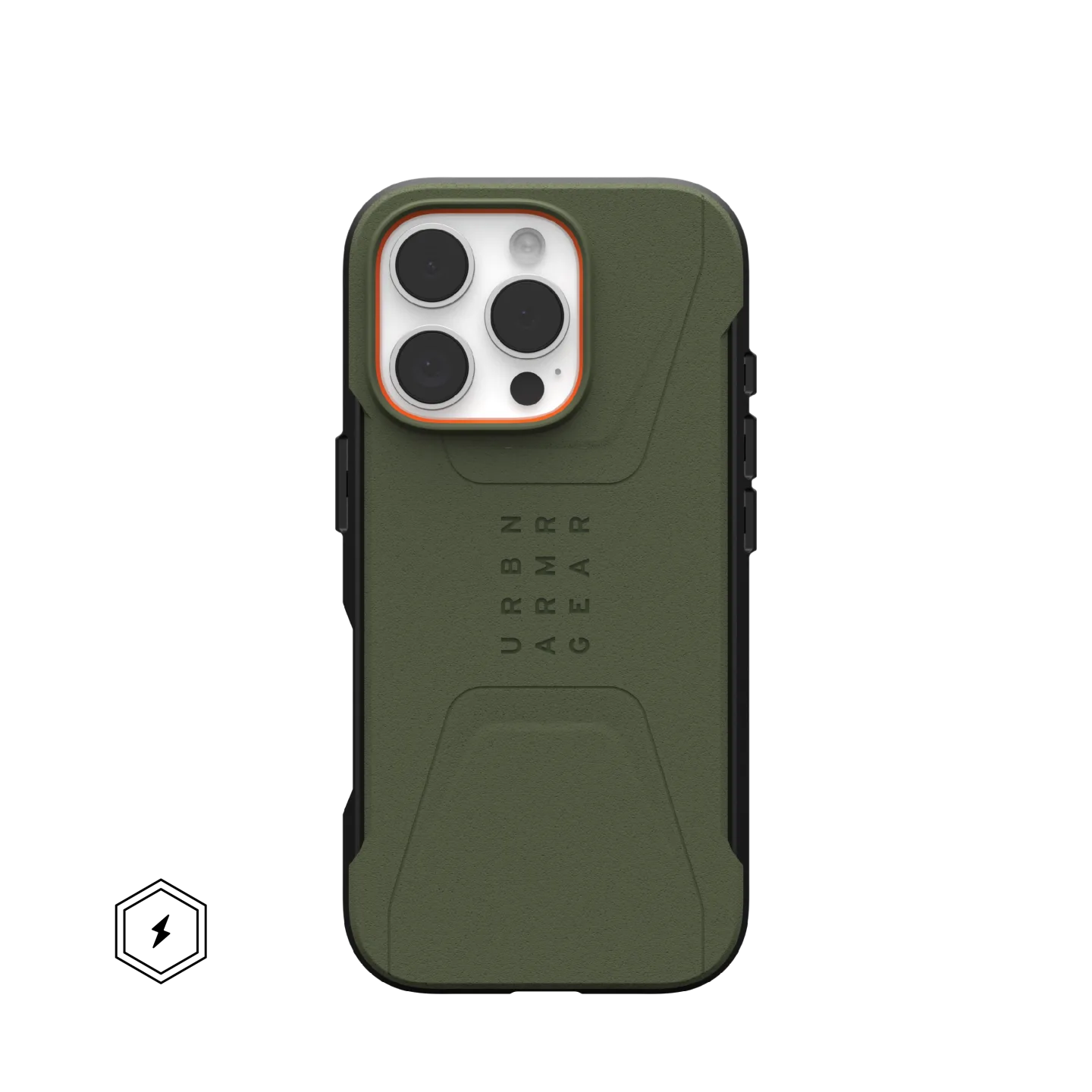 UAG Civilian Rugged Slim iPhone 16 Pro Max 6.9 Case & MagSafe - Olive