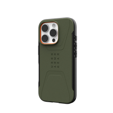 Load image into Gallery viewer, UAG Civilian Rugged Slim iPhone 16 Pro 6.3 Case &amp; MagSafe - Olive