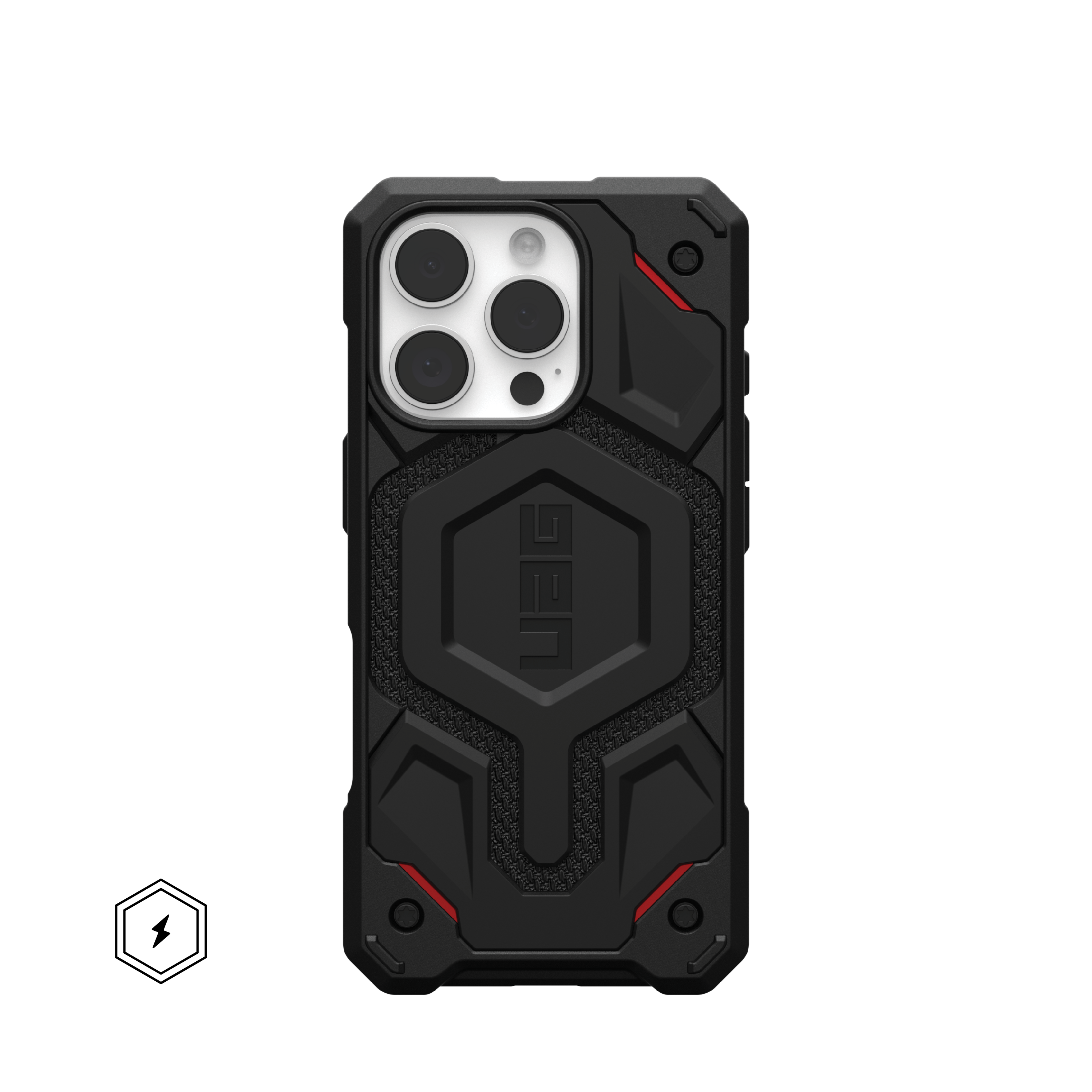 UAG Monarch Pro Kevlar iPhone 16 Pro 6.3 Case & MagSafe - Kevlar Black