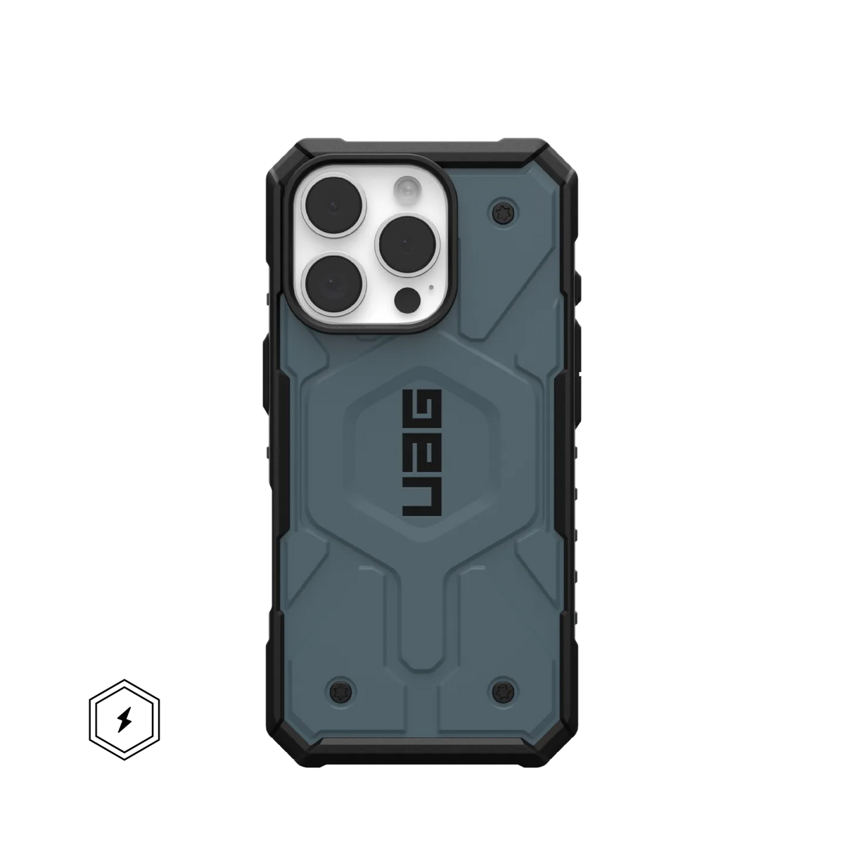 UAG Pathfinder Rugged & Light iPhone 16 Pro 6.3 Case & MagSafe - Cloud Blue