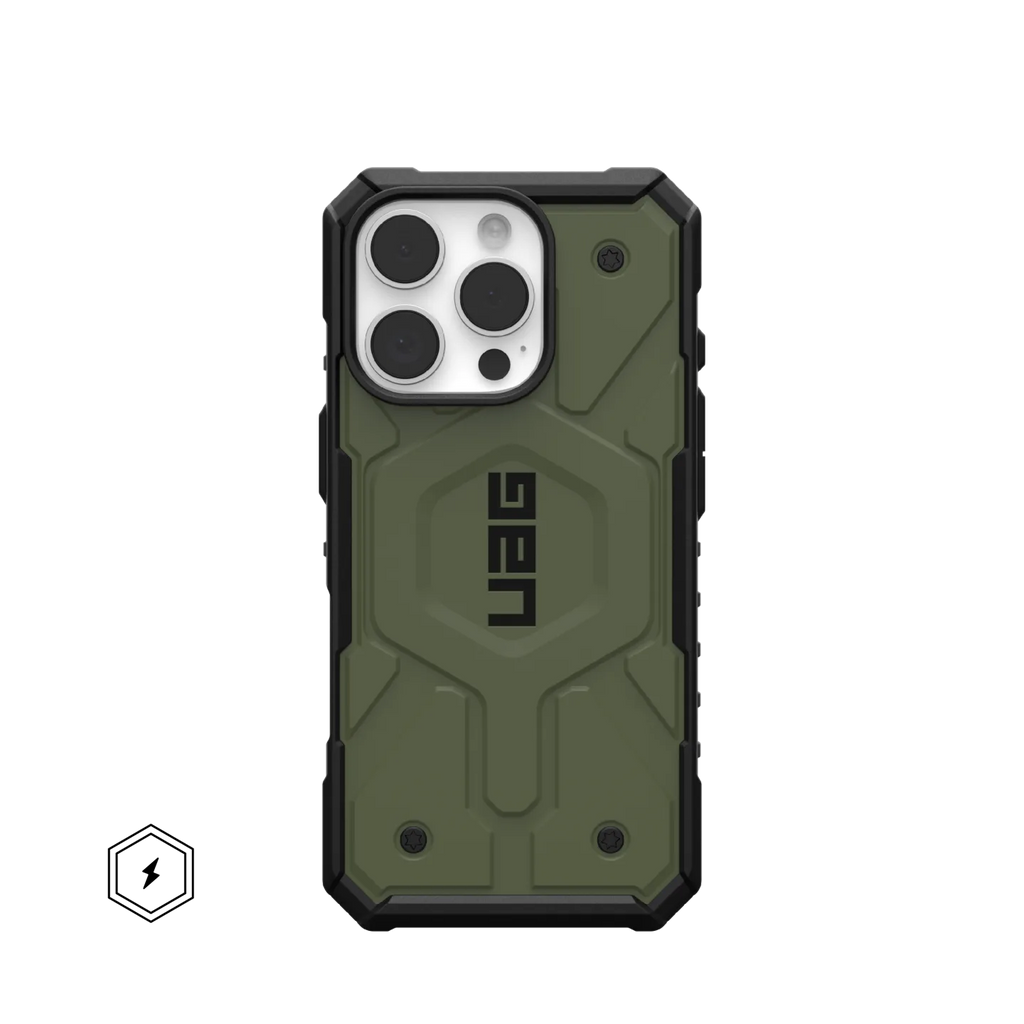 UAG Pathfinder Rugged & Light iPhone 16 Pro 6.3 Case & MagSafe - Olive