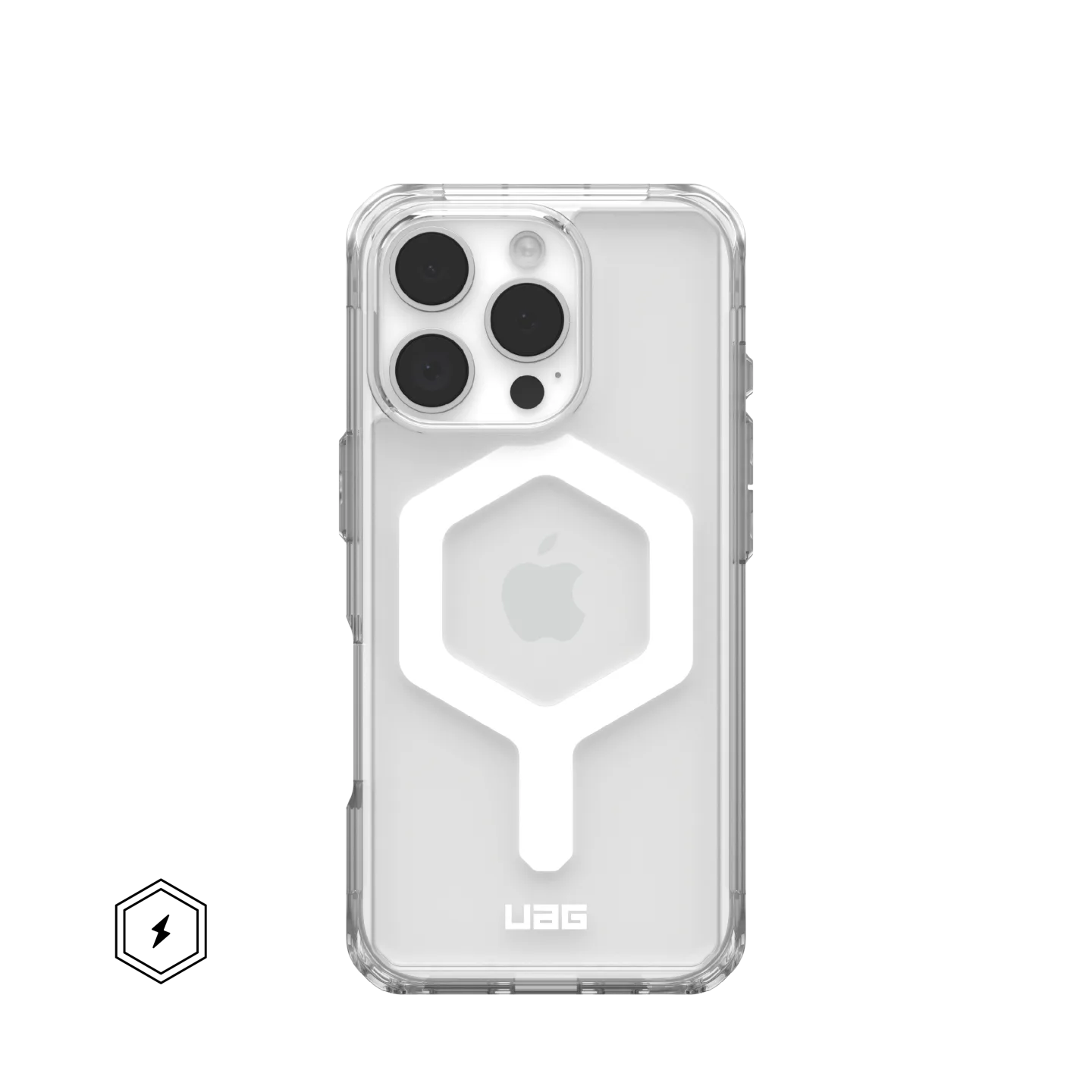 UAG Plyo Clear Case & MagSafe for iPhone 16 Pro Max 6.9 - Ice / White