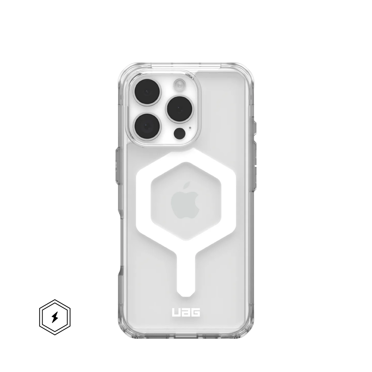 UAG Plyo iPhone 16 Pro 6.3 Case & MagSafe - Ice / White