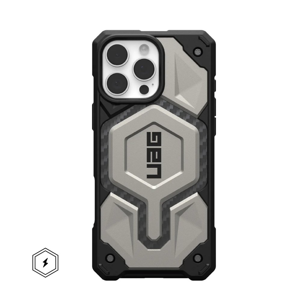 UAG Monarch Pro iPhone 16 Pro 6.3 Case & MagSafe - Titanium