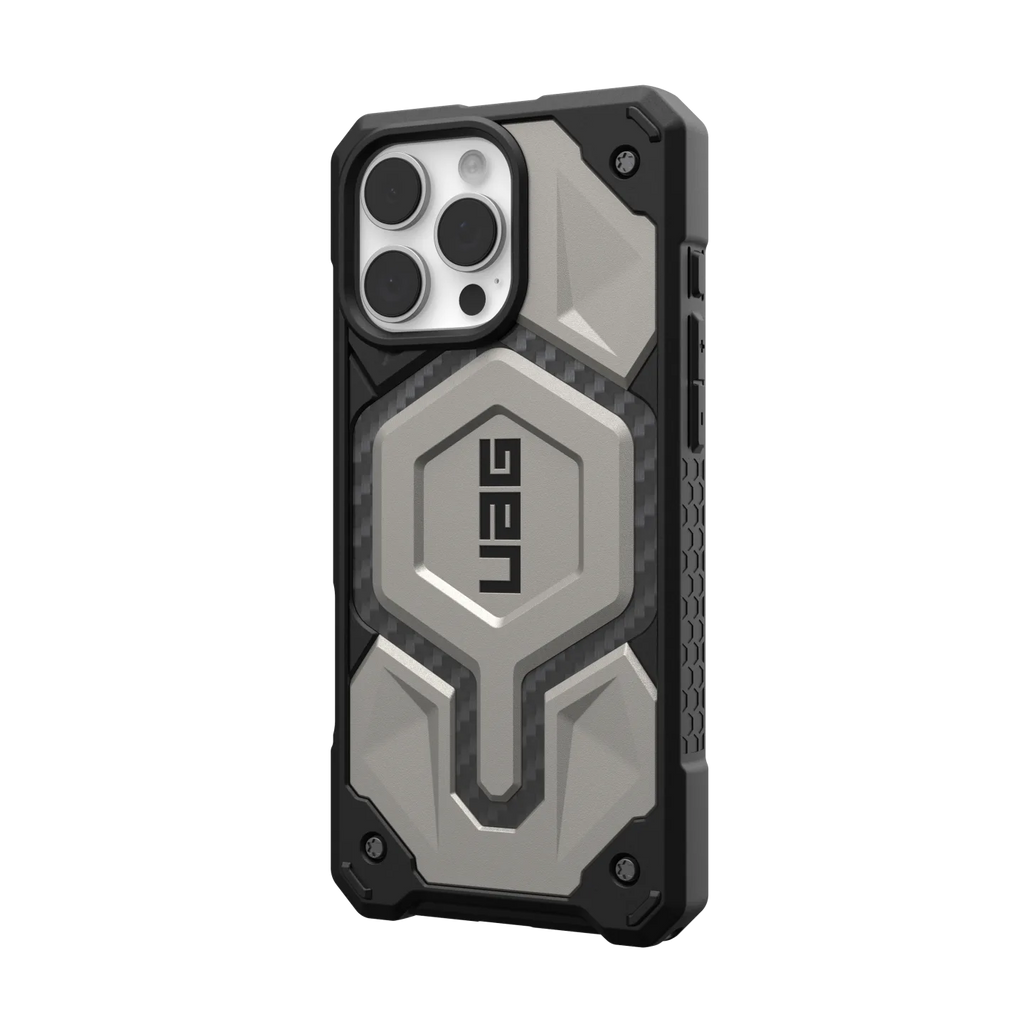 UAG Monarch Pro iPhone 16 Pro 6.3 Case & MagSafe - Titanium