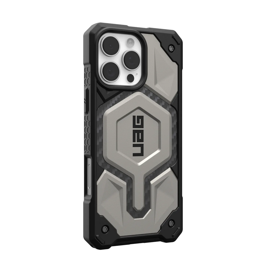 UAG Monarch Pro iPhone 16 Pro 6.3 Case & MagSafe - Titanium