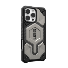 Load image into Gallery viewer, UAG Monarch Pro iPhone 16 Pro 6.3 Case &amp; MagSafe - Titanium