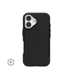 UAG Civilian Rugged Slim iPhone 16 Plus 6.7 Case & MagSafe - Black