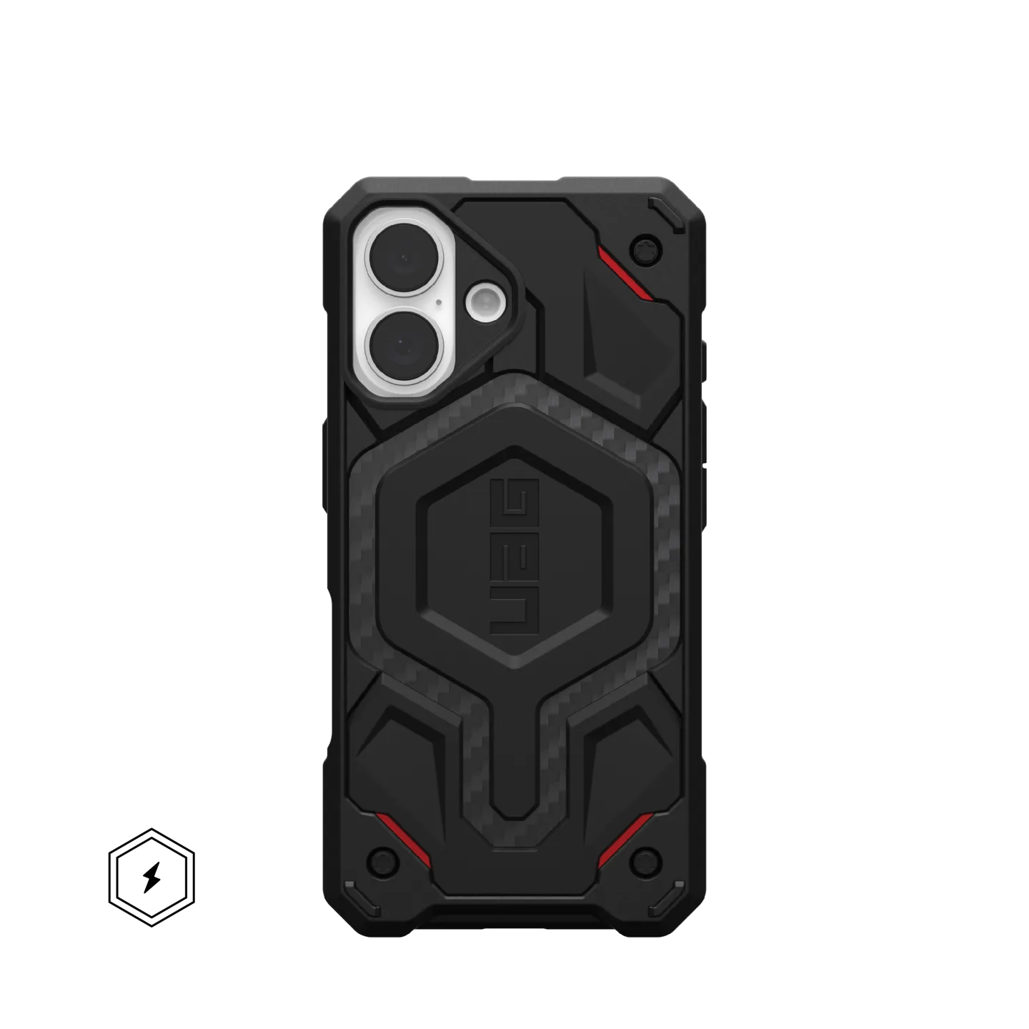 UAG Monarch Pro Kevlar iPhone 16 6.1 Case & MagSafe - Kevlar Black