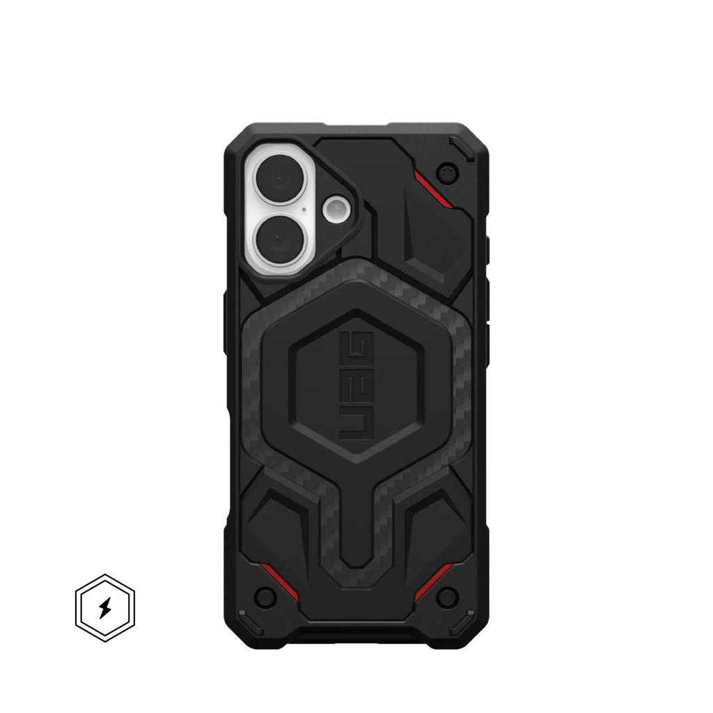 UAG Monarch Pro Kevlar iPhone 16 6.1 Case & MagSafe - Kevlar Black