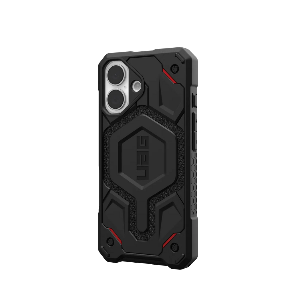 UAG Monarch Pro Kevlar iPhone 16 6.1 Case & MagSafe - Kevlar Black