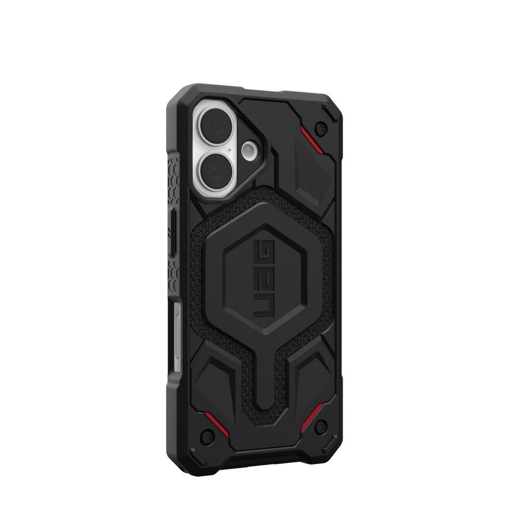 UAG Monarch Pro Kevlar iPhone 16 6.1 Case & MagSafe - Kevlar Black