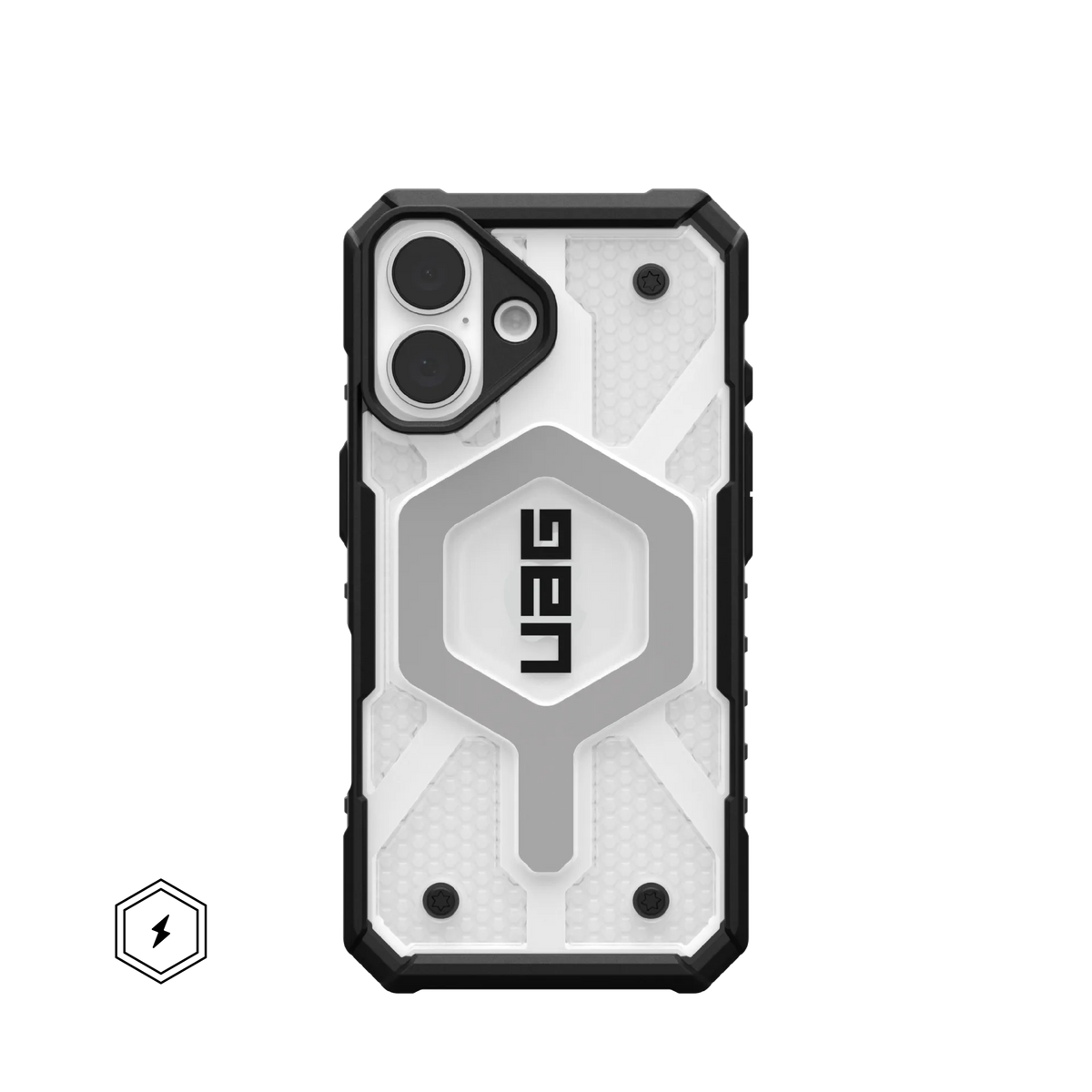 UAG Pathfinder Case & MagSafe iPhone 16 Standard 6.1 - Ice Silver