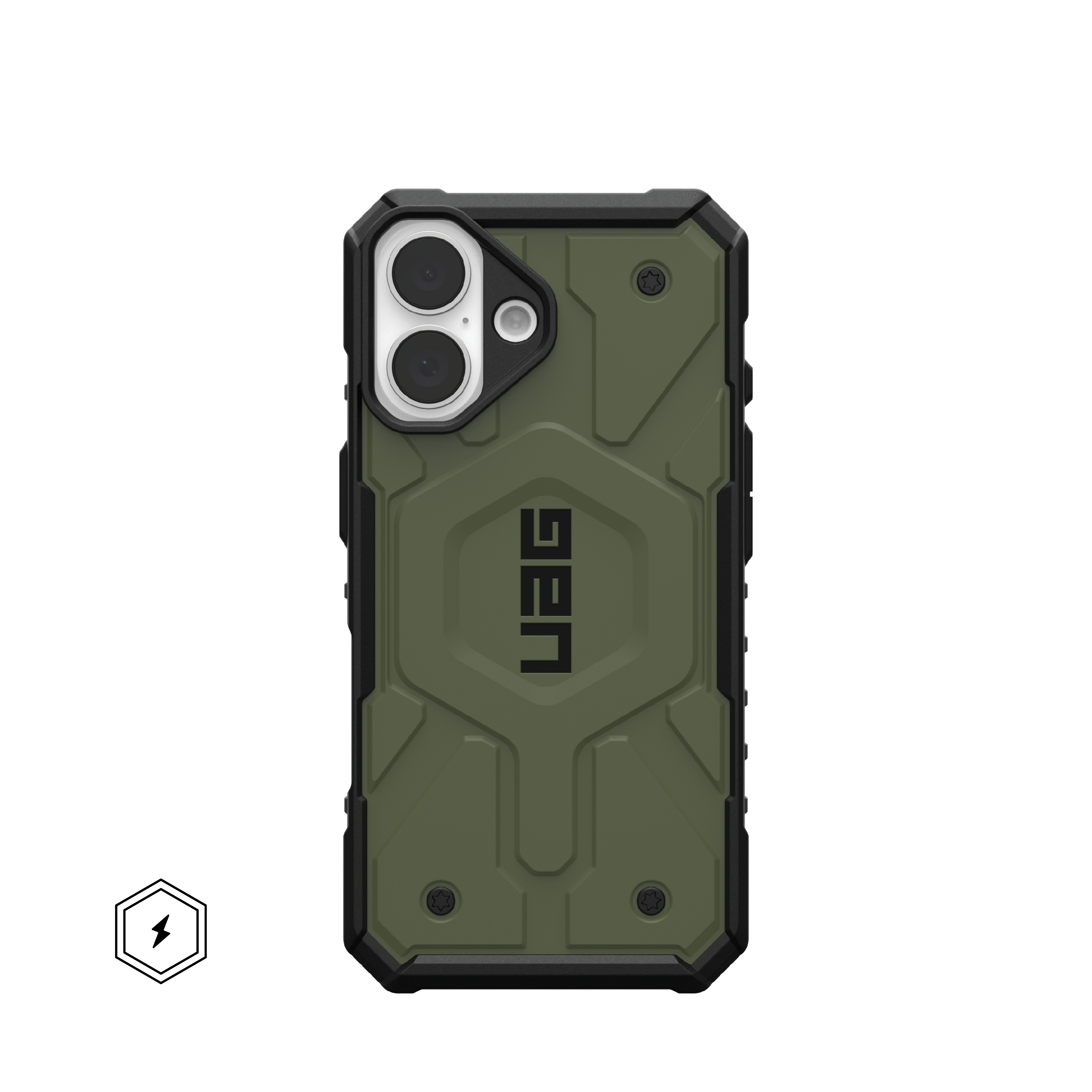 UAG Pathfinder Rugged & Light iPhone 16 Standard 6.1 Case & MagSafe - Olive