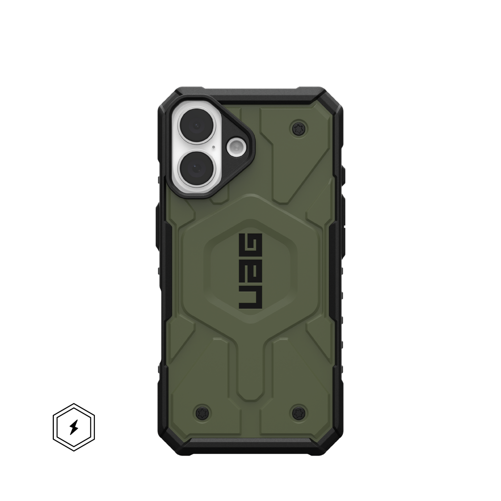 UAG Pathfinder Rugged & Light iPhone 16 Standard 6.1 Case & MagSafe - Olive