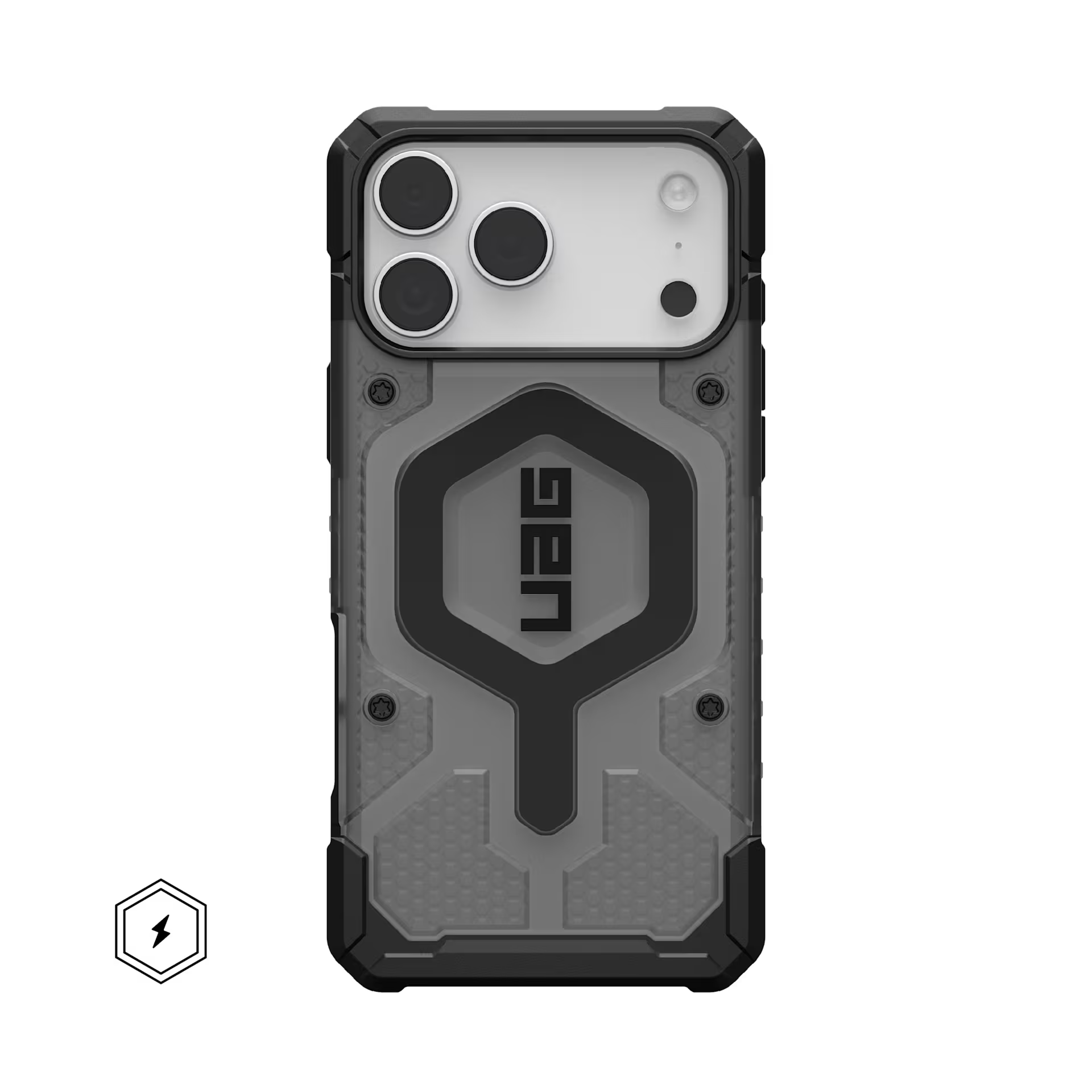 Pathfinder Clr MagSafe Case for iPhone 18 Pro Max 6.9 in Ash/Black - UAG