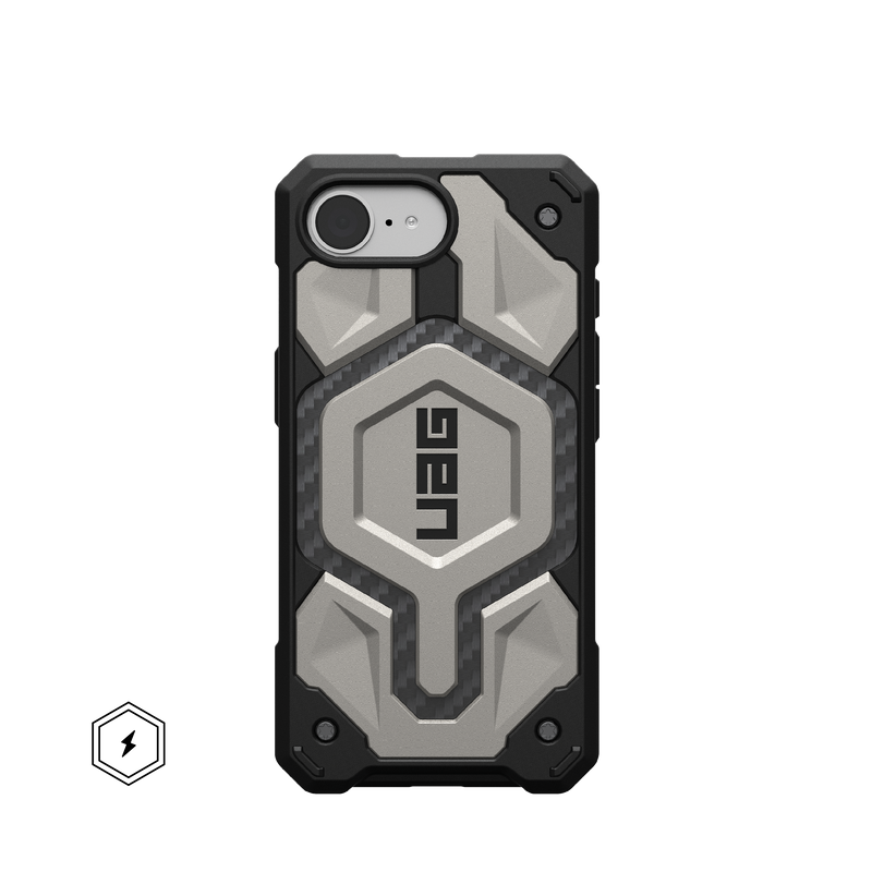UAG Monarch Pro Rugged Case iPhone 17e / 16e 6.1 - Titanium