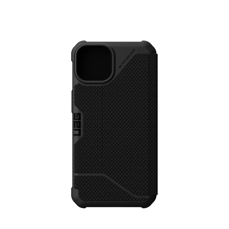 UAG Metropolis Rugged Folio Case Kevlar iPhone 14 / 13 Standard 6.1 Black
