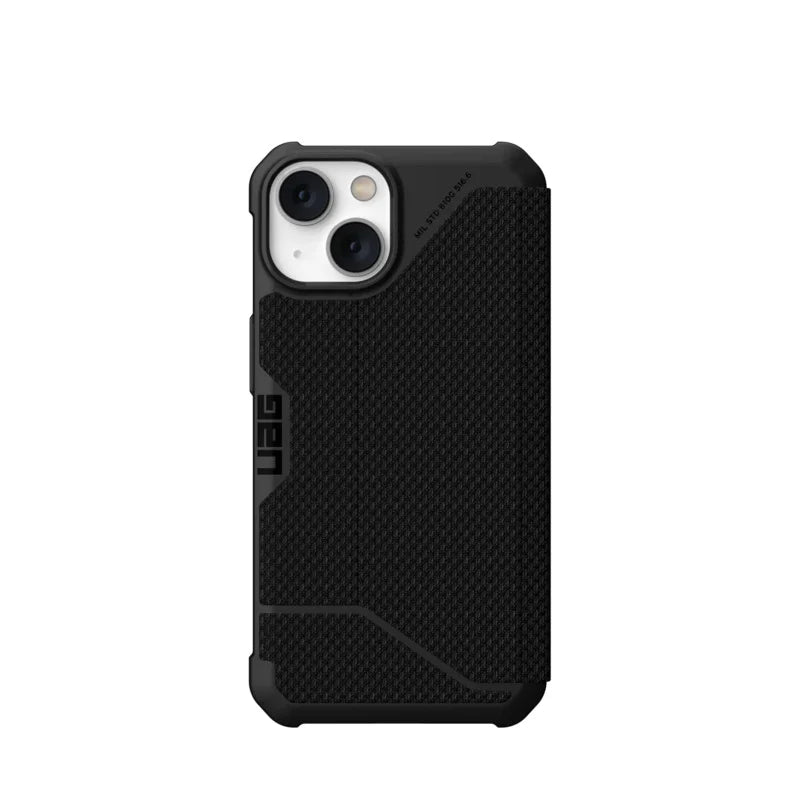 UAG Metropolis Rugged Folio Case Kevlar iPhone 14 / 13 Standard 6.1 Black
