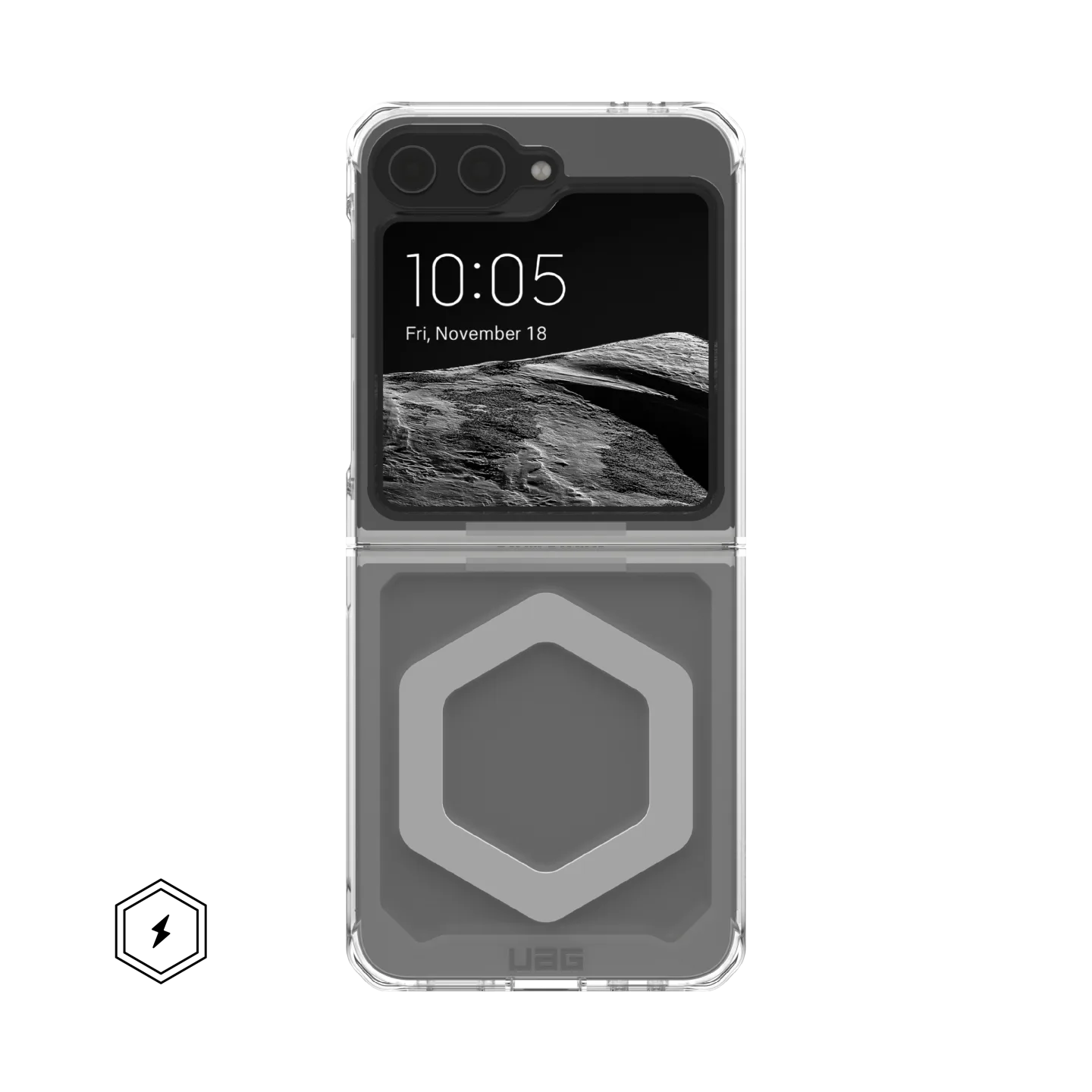 UAG Plyo Pro Case for Samsung Galaxy Z Flip 6 / Flip 7 FE) - Ice/Silver