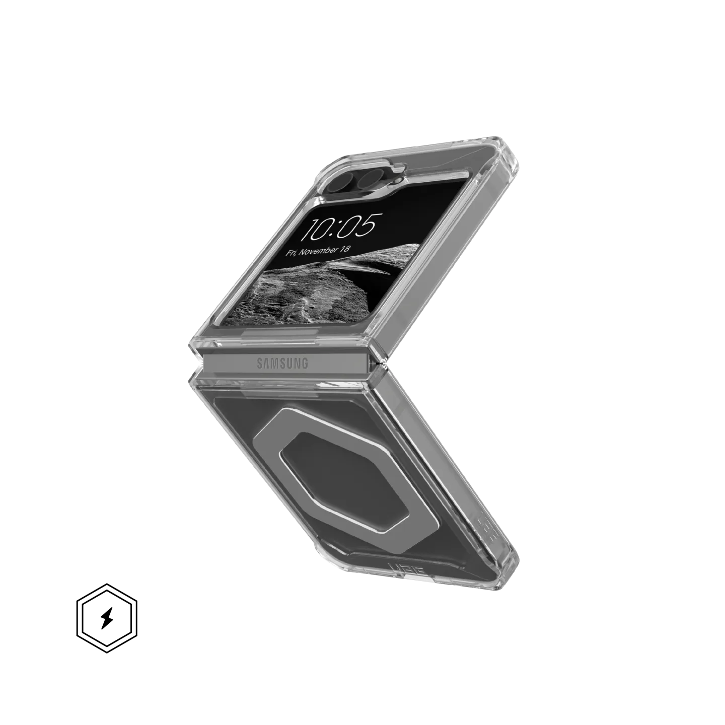 UAG Plyo Pro Case for Samsung Galaxy Z Flip 6 / Flip 7 FE) - Ice/Silver