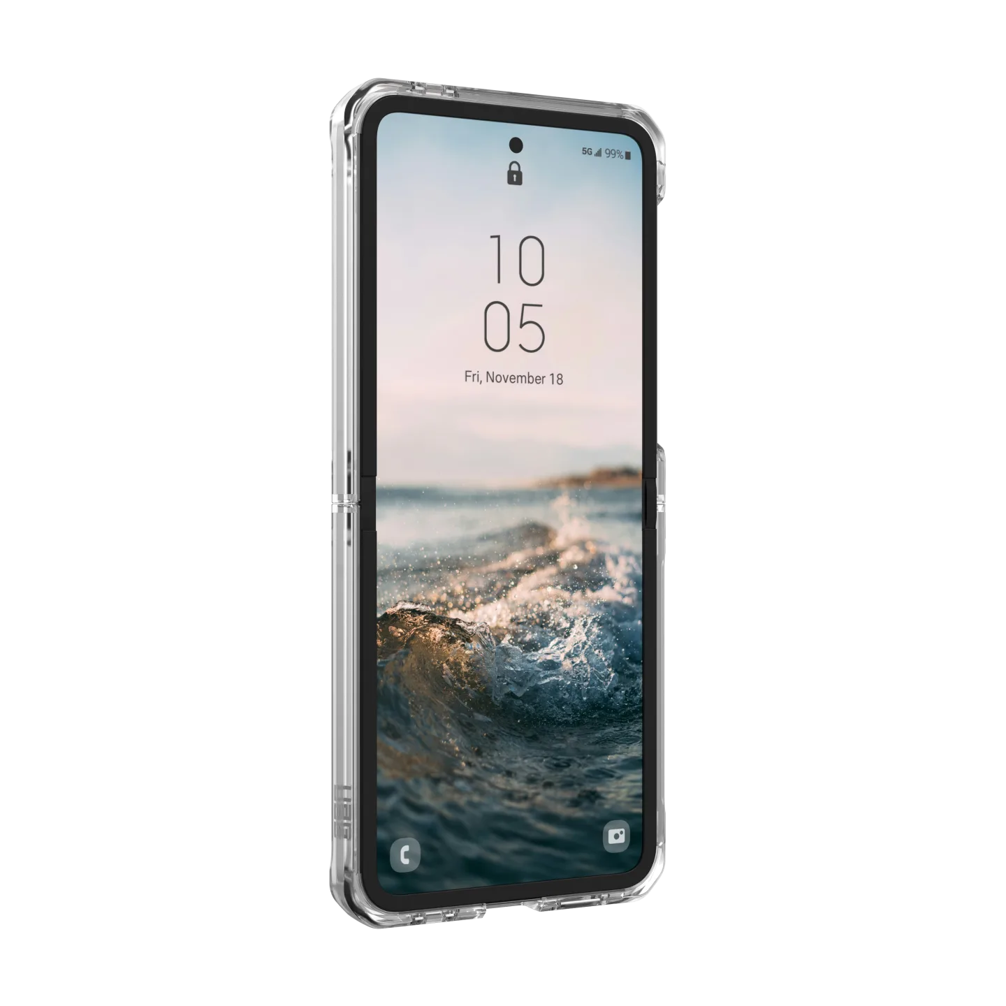 UAG Plyo Case for Samsung Galaxy Z Flip 6 / Flip 7 FE - Ice