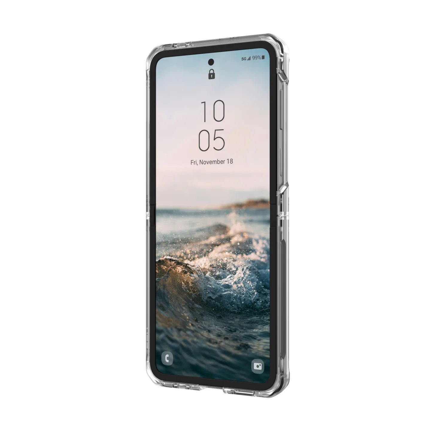 UAG Plyo Case for Samsung Galaxy Z Flip 6 / Flip 7 FE - Ice