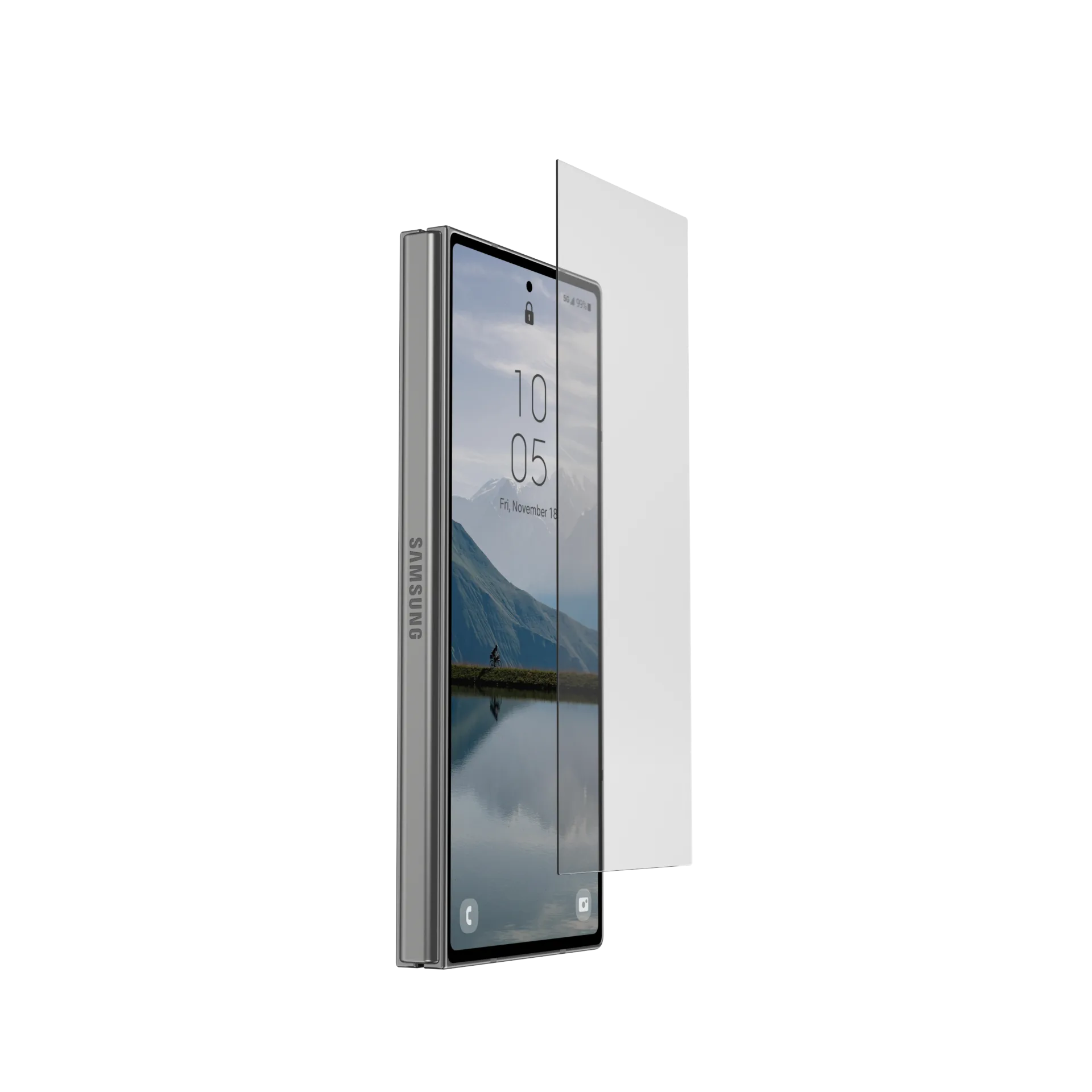 UAG Glass Screen Protector Shield for Samsung Galaxy Z Fold 6  - Clear